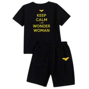 Keep Calm I Am Wonder Woman Short Tracksuit