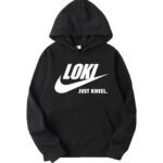 Loki Just Kneel Hoodie