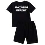 Maximum Effort White Short Tracksuit