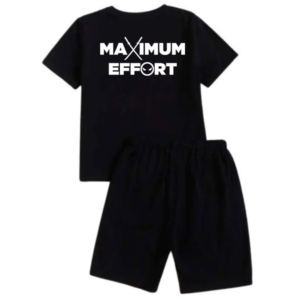 Maximum Effort White Short Tracksuit