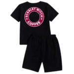 Scarlet Witch Coffee Short Tracksuit