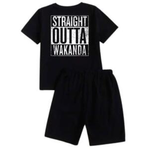 Straight Outta Wakanda Short Tracksuit