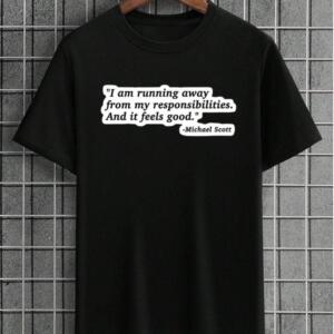 The Office - Running Away from Responsibilities T-Shirt