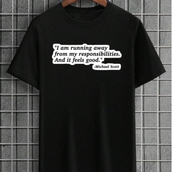 The Office - Running Away from Responsibilities T-Shirt