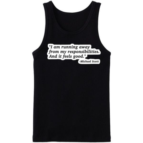 The Office - Running Away from Responsibilities Tanktop