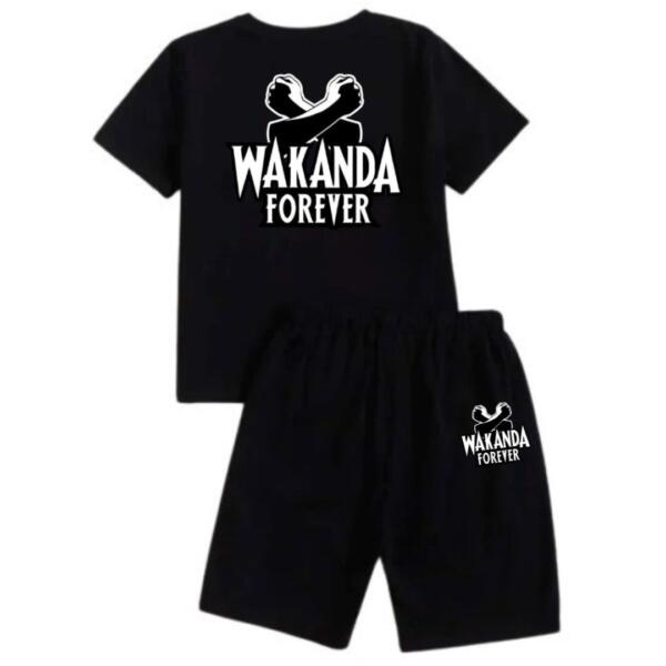 Wakanda Forever hands Short Tracksuit