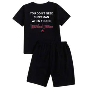 You Don't Need Superman When You're Wonder Woman Short Tracksuit