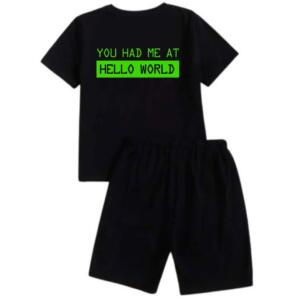You Had Me At Hello World Short Tracksuit