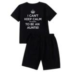 I Can't Keep Calm I'm Going To Be An Auntie Short Tracksuit