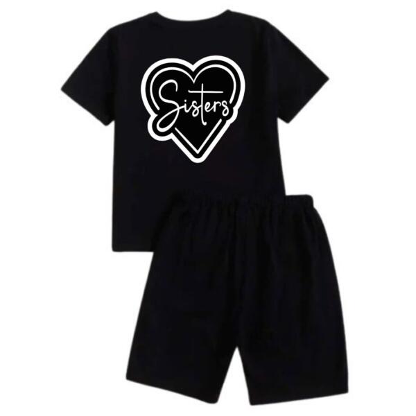 Sisters Heart Short Tracksuit