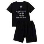 I Can't Keep Calm I Miss My Sister Short Tracksuit