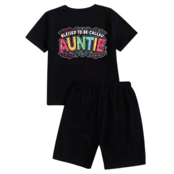 Blessed To Be Called Auntie Short Tracksuit
