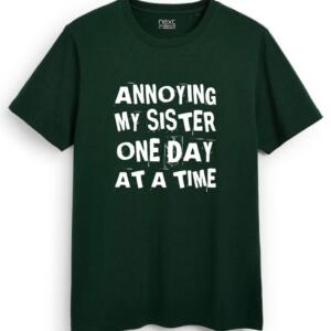 Annoying My Sister One Day At A Time T-Shirt (7)