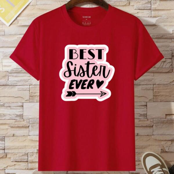 Best Sister Ever T-Shirt (2)