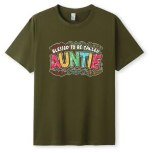 Blessed To Be Auntie T-Shirt (5)