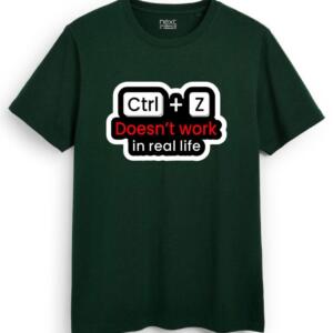 CTRL + Z Doesn't Work In Real Life T-Shirt (7)