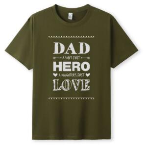 Dad Son's First Hero Daughter's First Love T-Shirt (5)