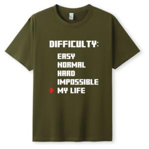 Difficulty My Life T-Shirt (5)