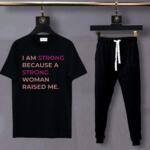 I Am Strong Because A Strong Woman Raised Me Tracksuit