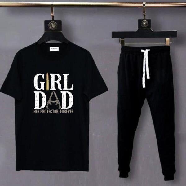Girl Dad Her Protector Forever Tracksuit