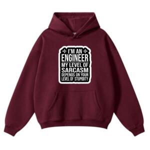 Engineer My Level Of Sarcasm Hoodie (2)