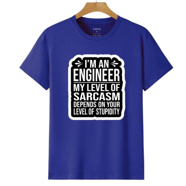 Engineer My Level Of Sarcasm T-Shirt (6)