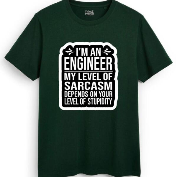 Engineer My Level Of Sarcasm T-Shirt (7)
