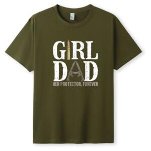 Girl Dad Her Protector Forever T-Shirt (5)