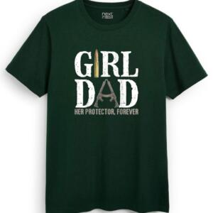 Girl Dad Her Protector Forever T-Shirt (7)