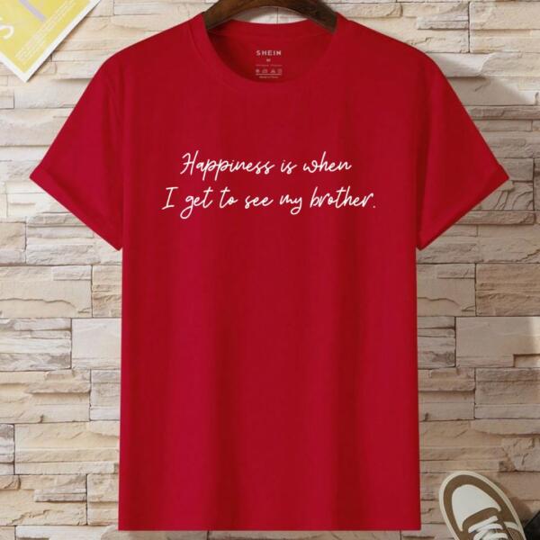 Happiness Is When I Get To See My Brother T-Shirt (2)