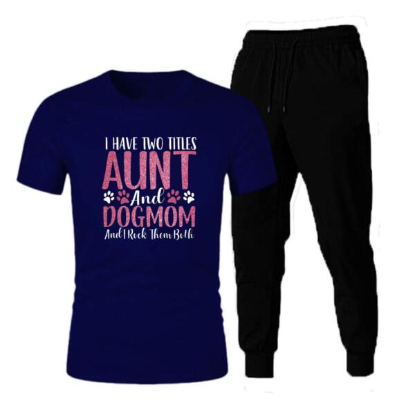 I Have Two Titles Aunt And Dogmom Tracksuit (3)