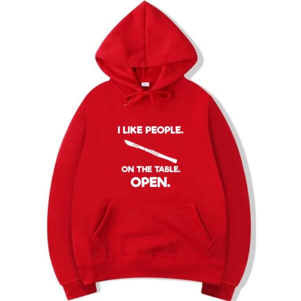 I Like People On The Table Open Hoodie (3)