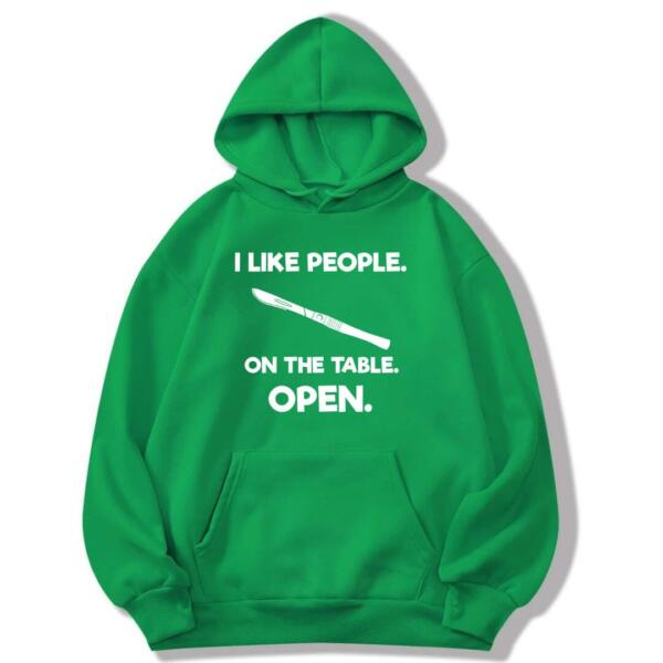 I Like People On The Table Open Hoodie (8)