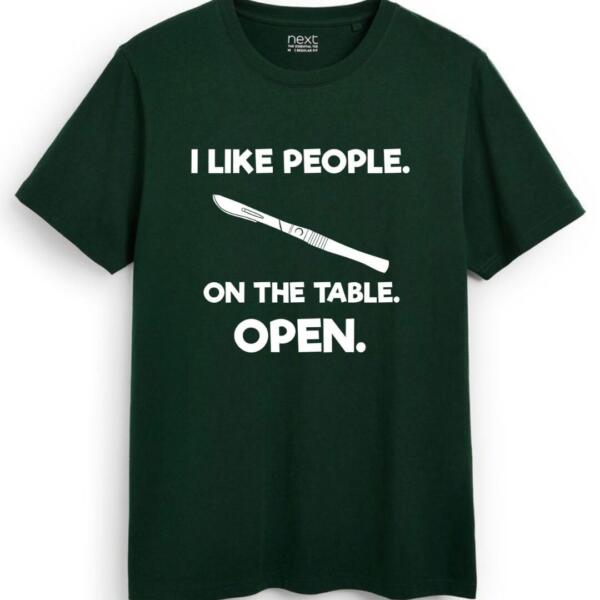 I Like People On The Table Open T-Shirt (7)