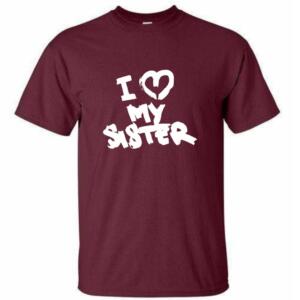 I Love My Sister T-Shirt (4)