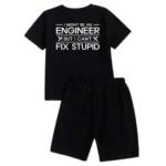 I Might be An Engineer But I Cannot Fix Stupidity Short Tracksuit