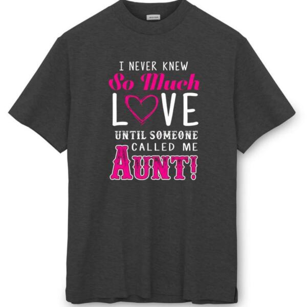 I Never Knew So Much Love Until Someone Aunt T-Shirt (8)