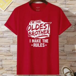 I'm The Oldest Brother I Make Rules T-Shirt (2)