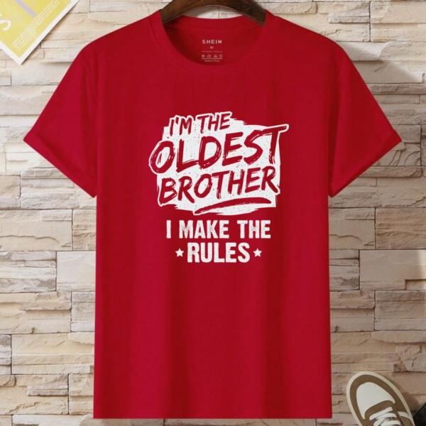 I'm The Oldest Brother I Make Rules T-Shirt (2)