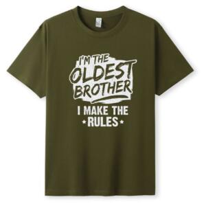 I'm The Oldest Brother I Make Rules T-Shirt (5)