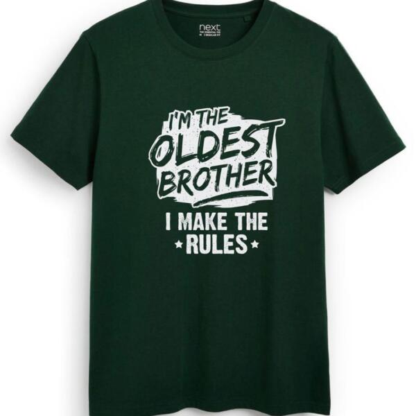 I'm The Oldest Brother I Make Rules T-Shirt (7)
