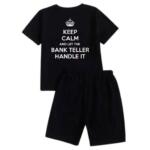 Keep Calm And Let The Bank Teller Handle It Short Tracksuit