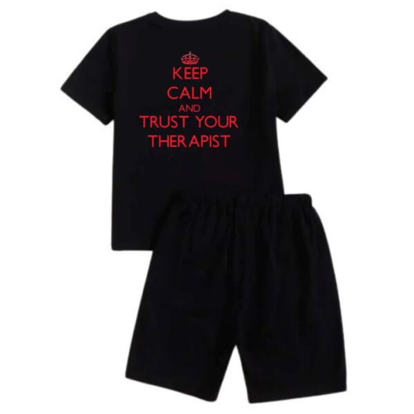 Keep Calm And Trust Your Therapist Short Tracksuit