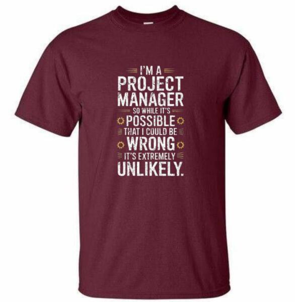Project Manager While It's Possible That I Could Be Wrong T-Shirt (4)