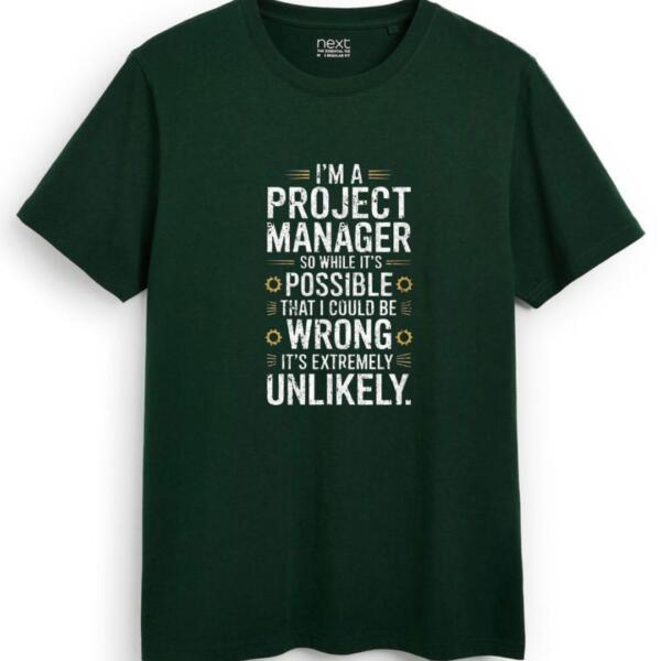 Project Manager While It's Possible That I Could Be Wrong T-Shirt (7)