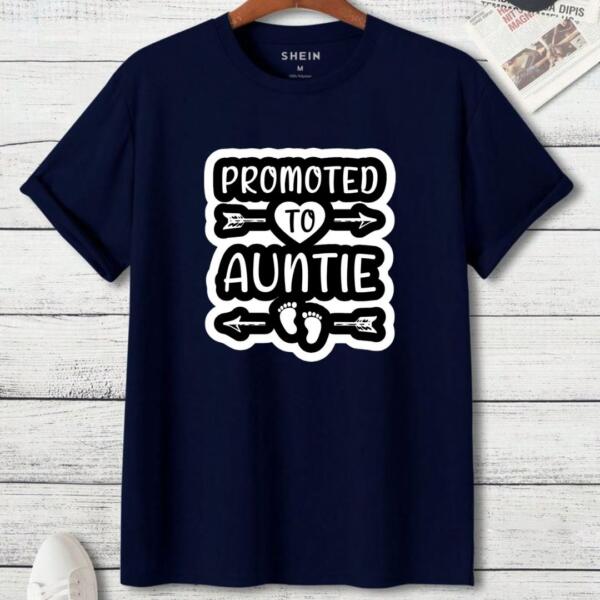 Promoted To Auntie T-Shirt (3)