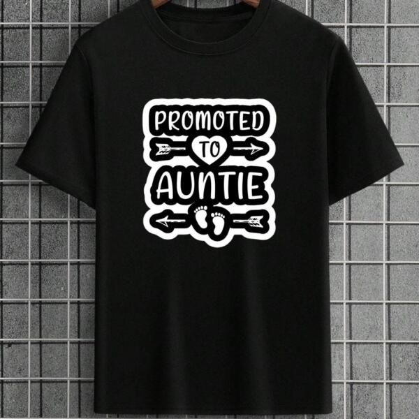 Promoted To Auntie T-Shirt Promoted To Auntie T-Shirt