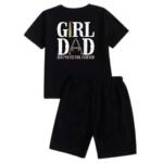 Girl Dad Her Protector Forever Short Tracksuit