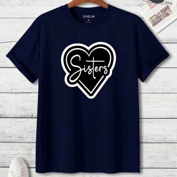 Sisters Heart T-Shirt (3)