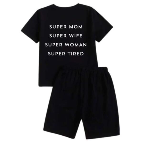 Super Mom Super Wife Short Tracksuit Super Mom Super Wife Short Tracksuit